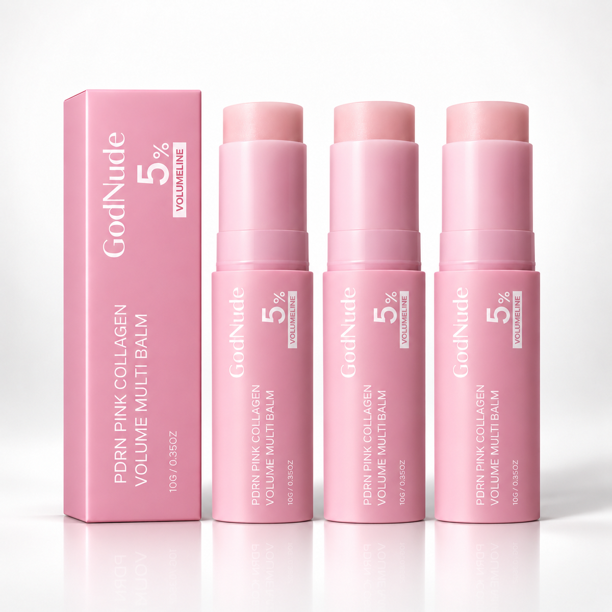 GodNude PDRN Pink Collagen Multi-Use Balm Stick