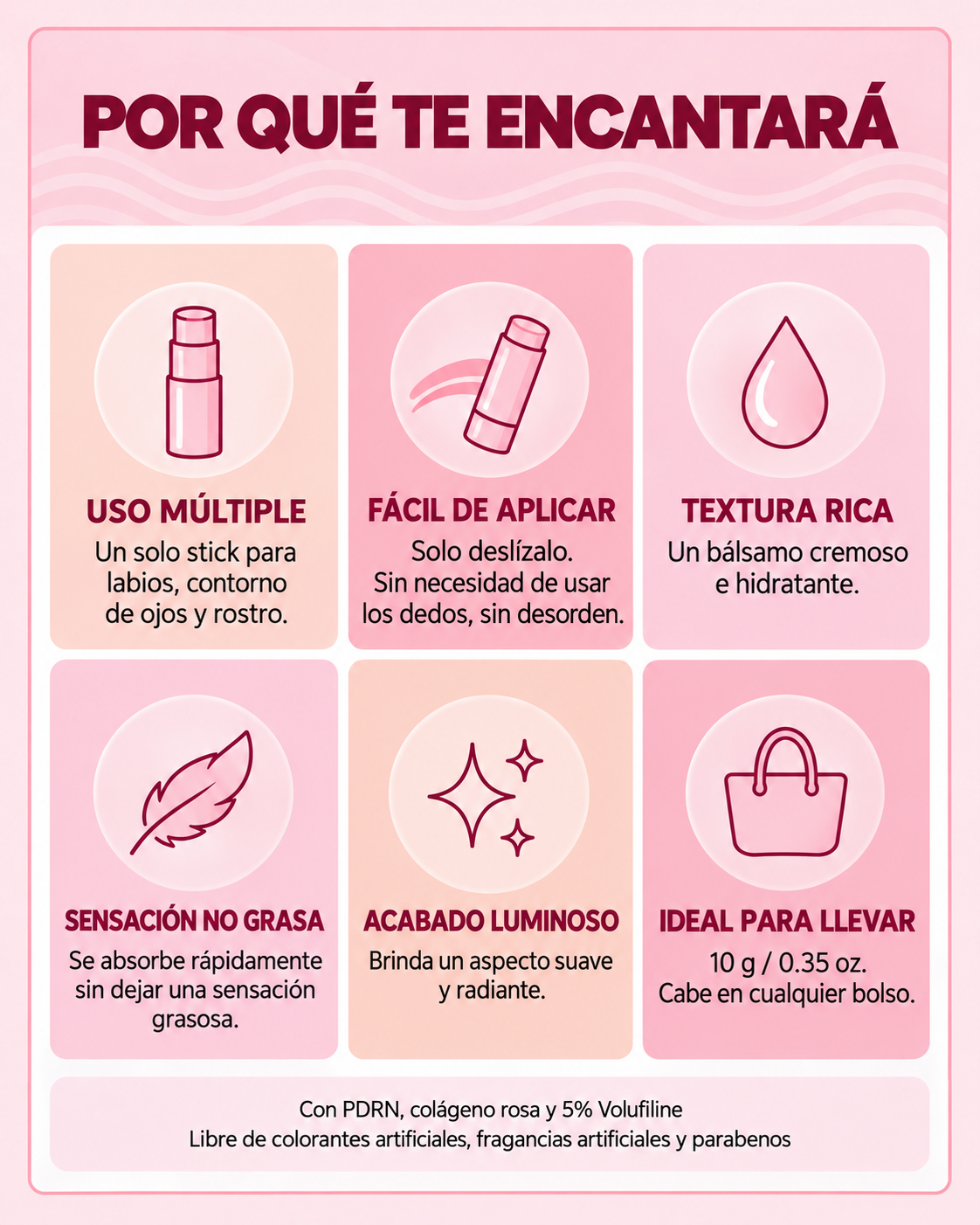 GodNude PDRN Pink Collagen Multi-Use Balm Stick